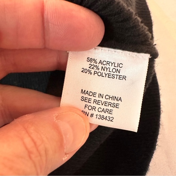 ModCloth  Black Acrylic Blend Sweater dress tie waist stretchy size large new - Picture 4 of 11